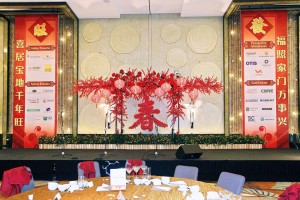 Chinese New Year Stage Backdrop