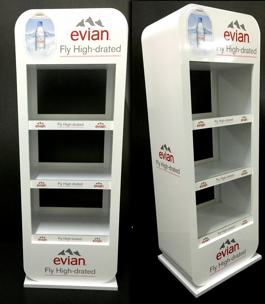 Evian Standee